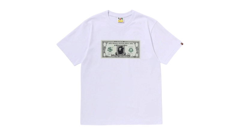 BAPE Banknote Tee White