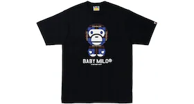 BAPE Bape Logo Check Baby Milo Tee Black/Blue