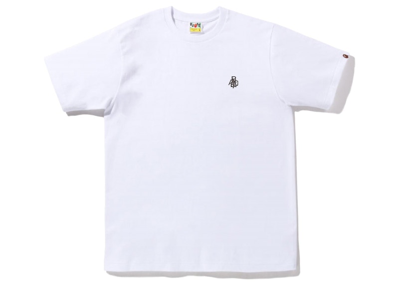 BAPE Bape Logo One Point Tee White Men's - FW22 - US