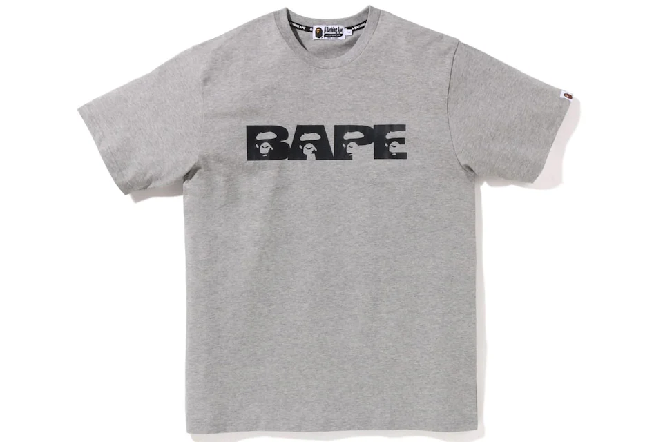 BAPE Bape Logo Tee Grey