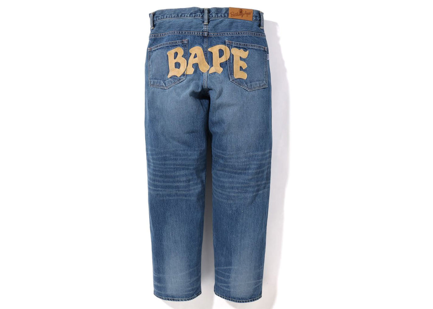 BAPE Bape Relaxed Fit Denim Pants (FW22) Indigo Men's - FW22 - US