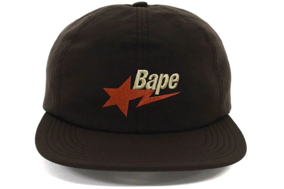 BAPE Bape Sta Logo Nylon Cap Brown