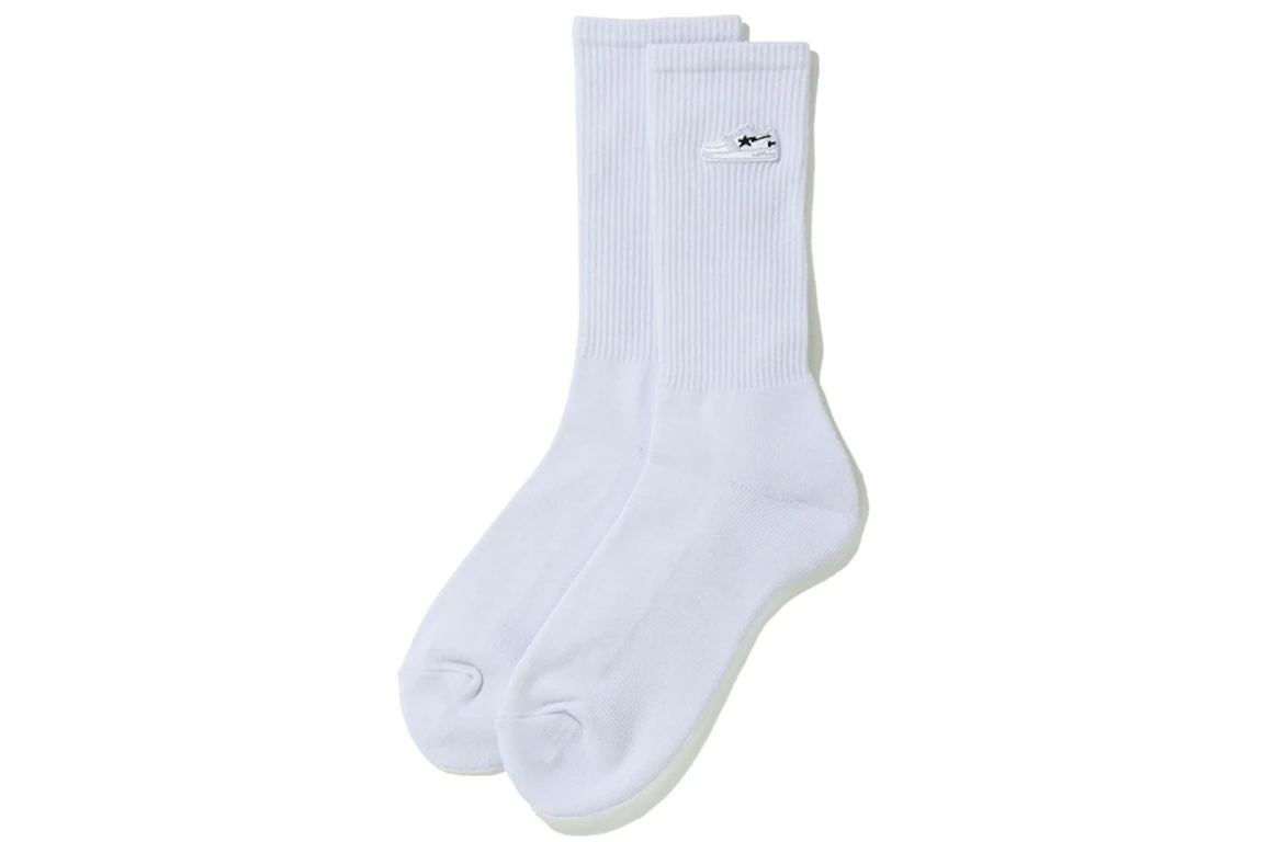 BAPE Bapesta One Point Socks White