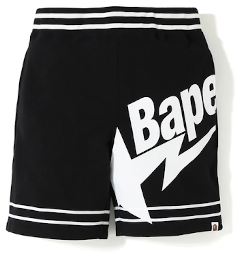 BAPE Bapesta Shorts Black Homme - FW19 - FR