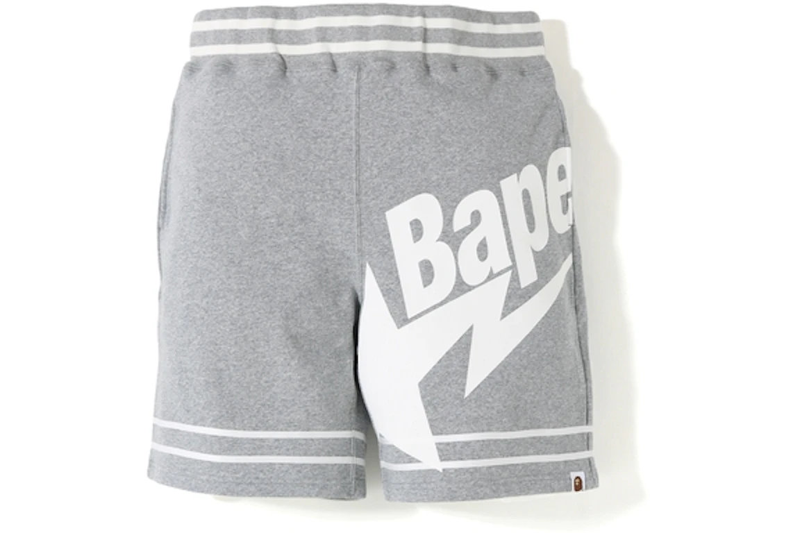 BAPE Bapesta Shorts Grey