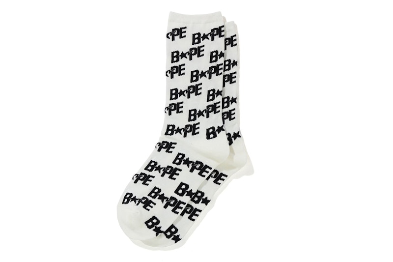 BAPE Bapesta Socks White - SS20 - US