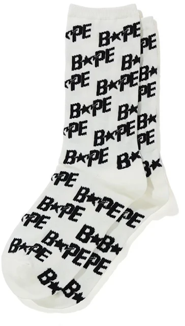 BAPE Bapesta Socks White - SS20 - GB