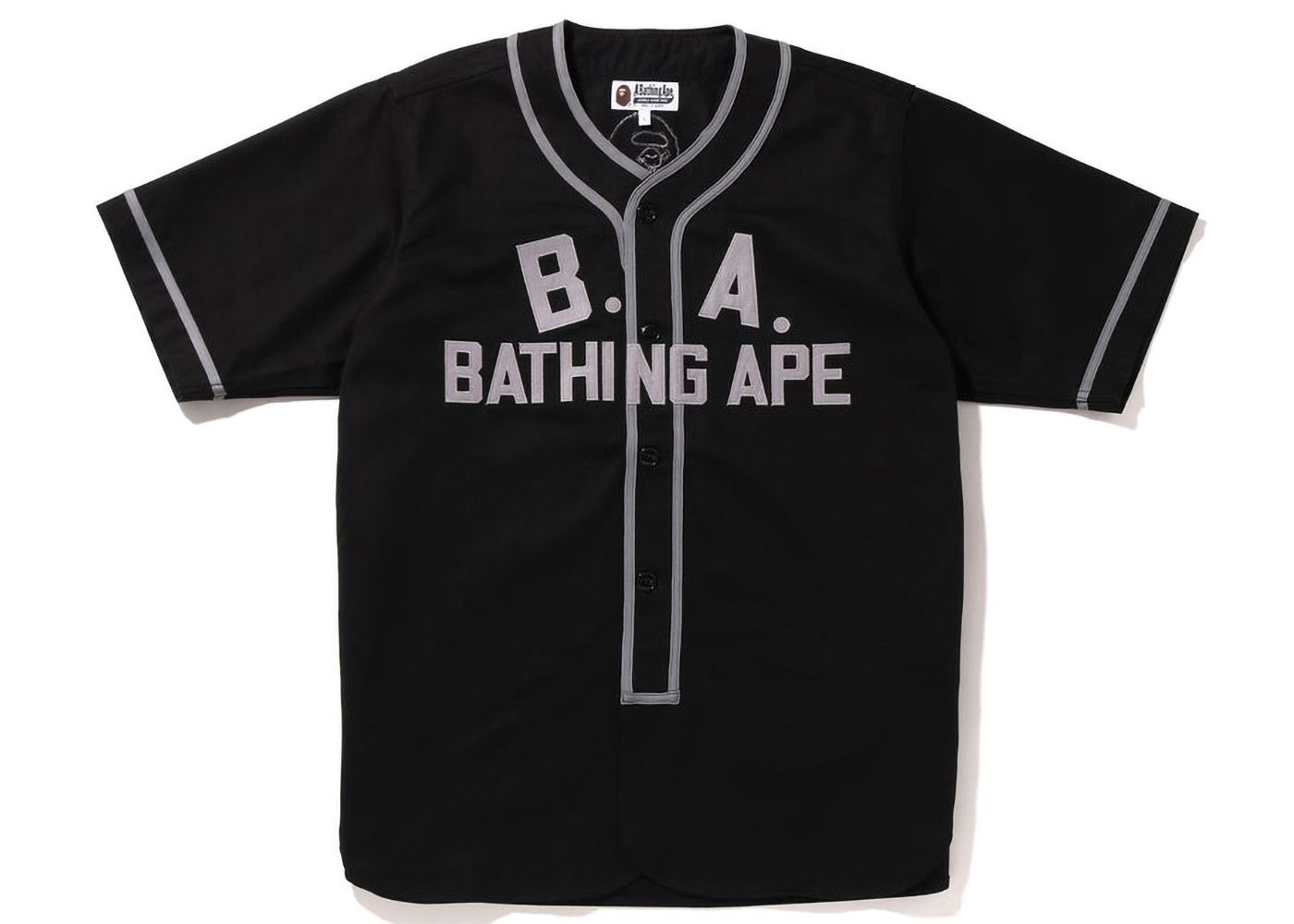 BAPE Baseball Shirt (2022) Black Men's - SS22 - US