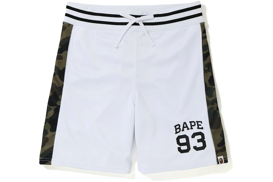 BAPE Basketball Shorts White