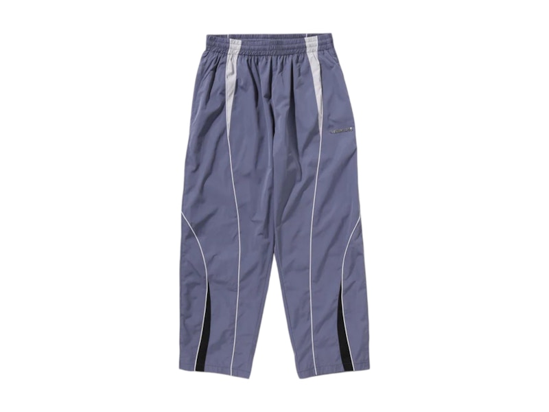 BAPE Bathing Ape Logo Nylon Track Pants Blue