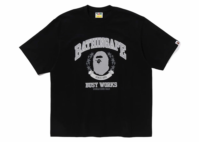 Bathing ape t shirt sizing best sale