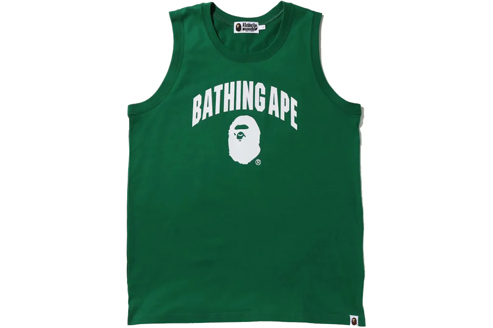 BAPE Bathing Ape Tank Top Green