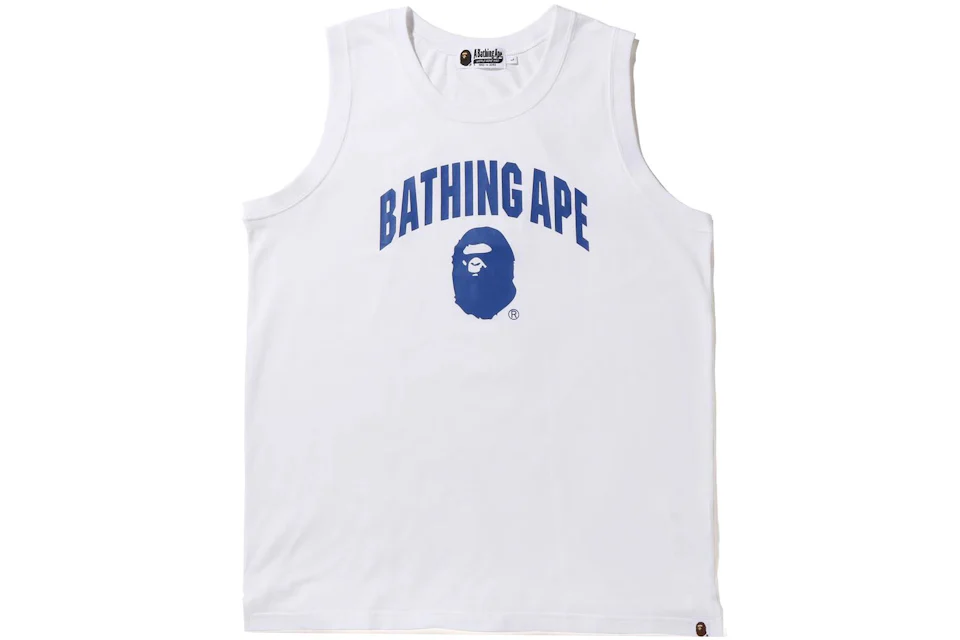 BAPE Bathing Ape Tank Top White