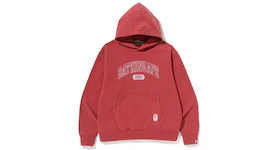 BAPE Batihng Ape Relaxed Fit Pullover Hoodie Red