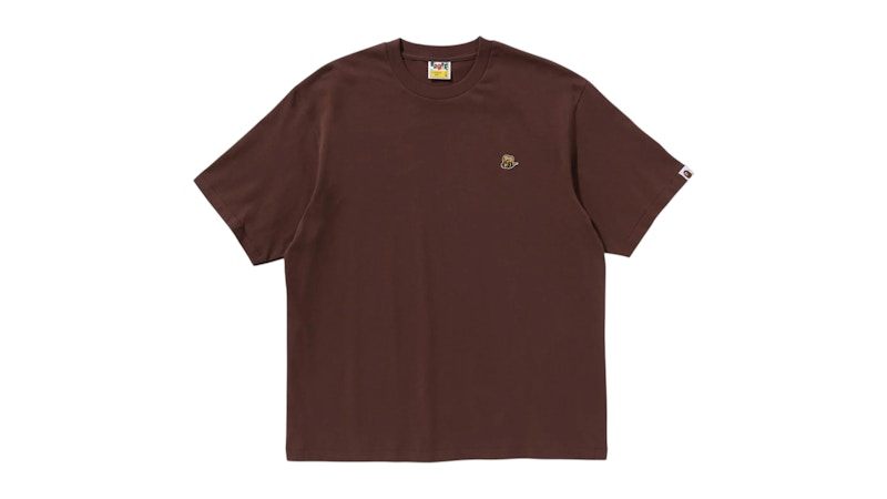 BAPE Bee One Point Relaxed Fit Tee (FW25) Brown
