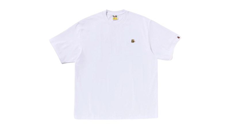 BAPE Bee One Point Relaxed Fit Tee White