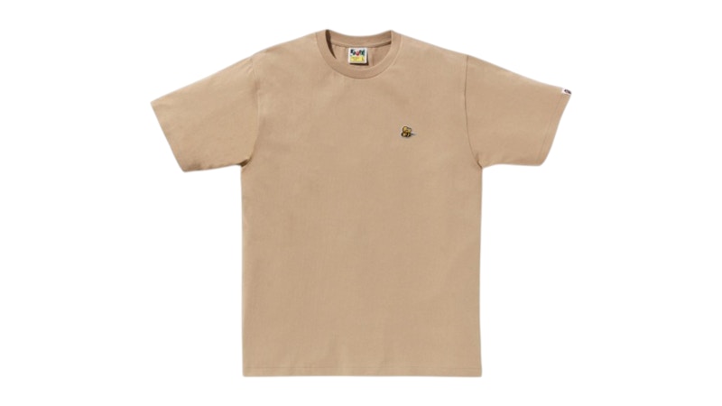BAPE Bee One Point Tee Tee Beige
