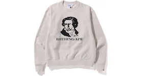 BAPE Beethoven Relaxed Fit Crewneck Sweatshirt Grey