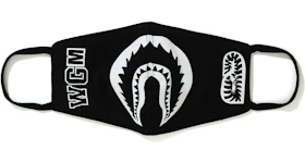 BAPE Bi Color Shark Mask Black/White