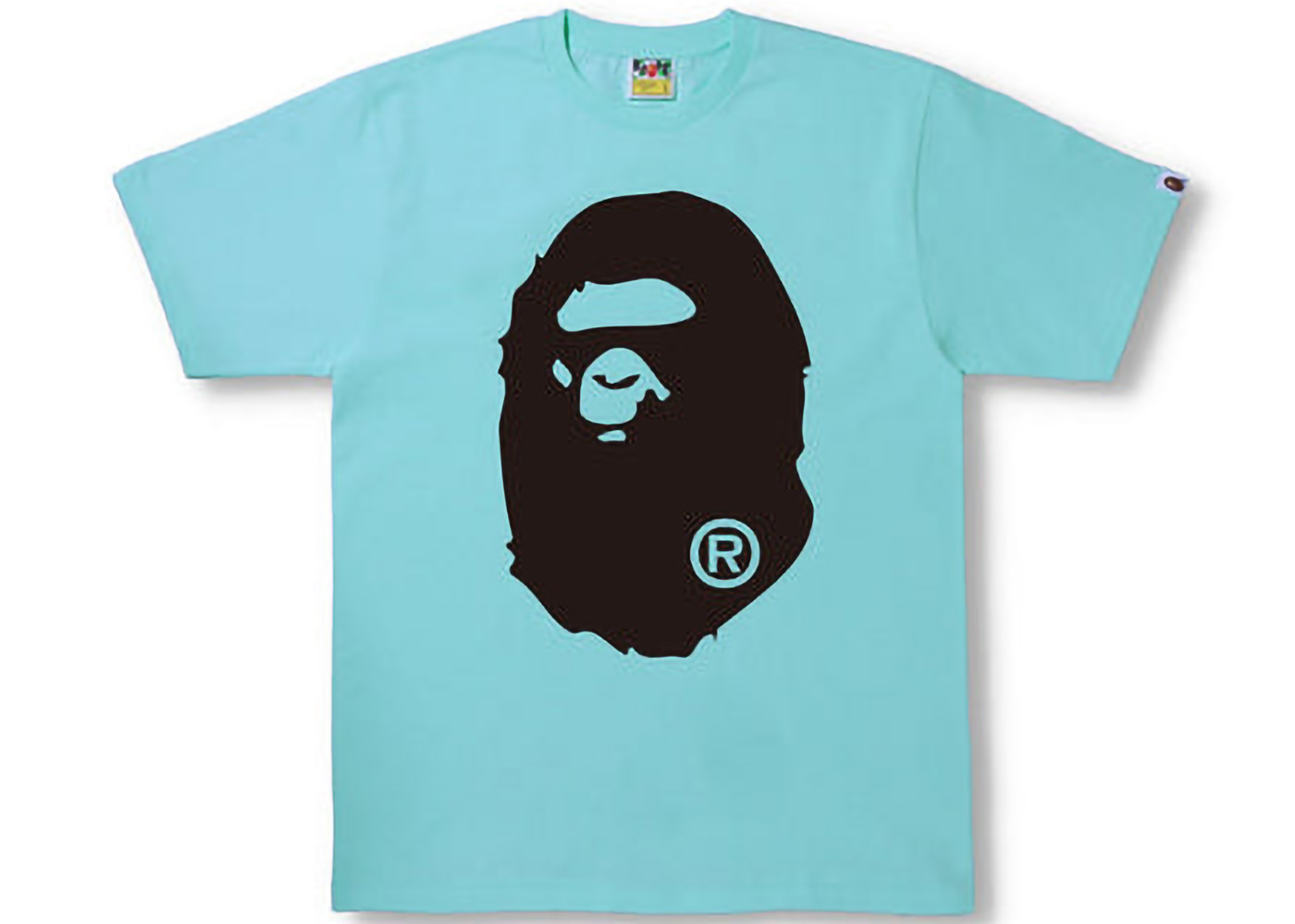 BAPE Bicolor Big Ape Head Tee (SS22) Sax Men's - SS22 - US