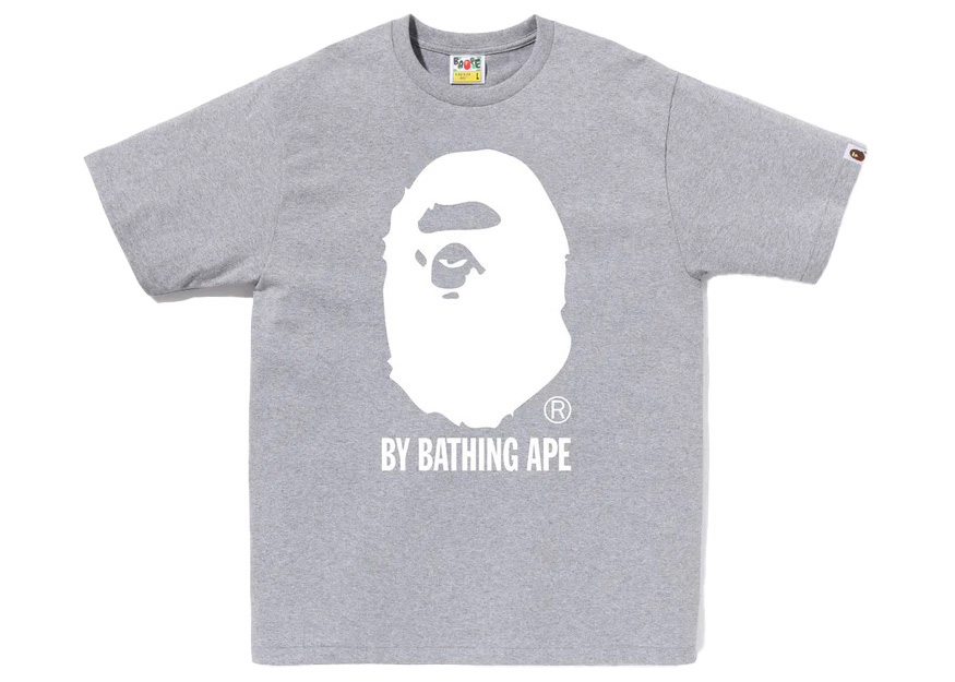 BAPE Bicolor By Bathing Ape Tee Grey Men's - SS23 - US