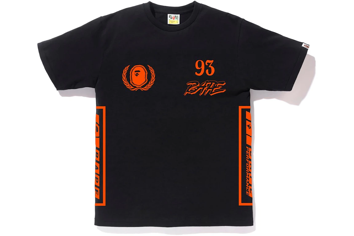 BAPE Bicolor Motor Sport Tee Black