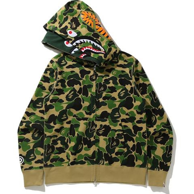 Bape abc hot sale shark hoodie