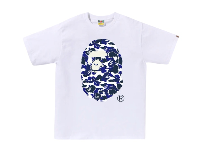 Pre-owned Bape Men's Big Ape Head C Tee Shirt (jp Online Exclusive) In White