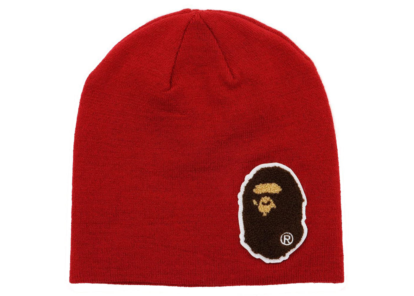 BAPE Big Ape Head Knit Cap Red (FW21)