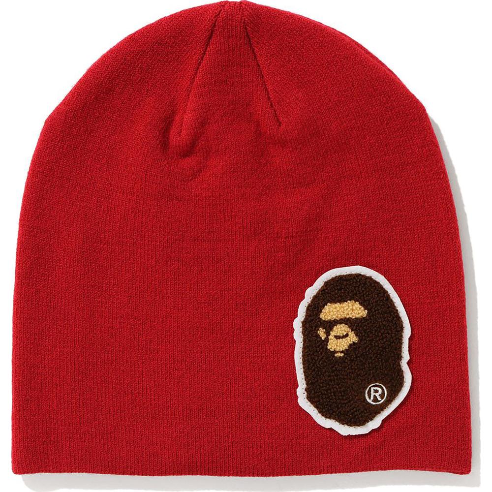 BAPE Big Ape Head Knit Cap Red - FW20 - JP