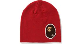 BAPE Big Ape Head Knit Cap Red
