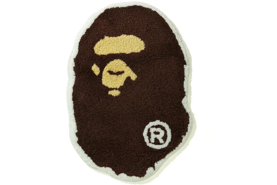 BAPE Big Ape Head Rug Mat Brown - SS23 - US