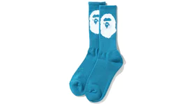BAPE Big Ape Head Socks Blue