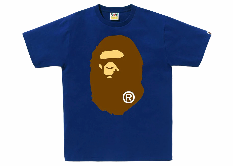 BAPE Big Ape Head Tee Blue Men's - Permanent Collection - US
