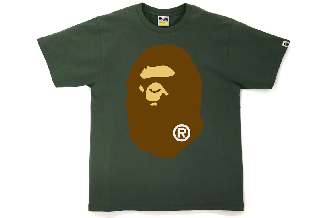 BAPE Big Ape Head Tee (FW21) Olivedrab