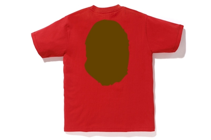 bape tee red