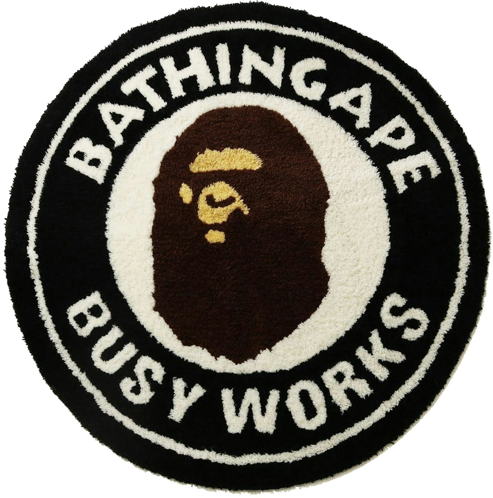 Bathing Ape X Neighborhood Rug Mat Black