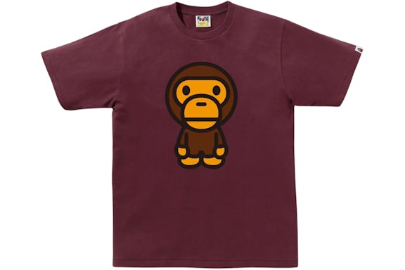 T-shirt BAPE Big Baby Milo (SS25) Bordeaux