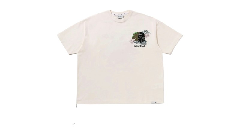 BAPE Black Bonsai Emb Tee Ivory