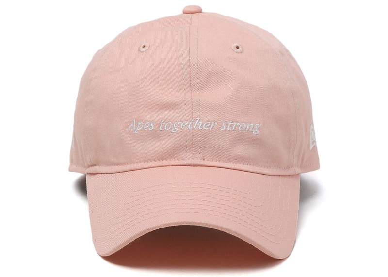 BAPE Black Message Cap Pink