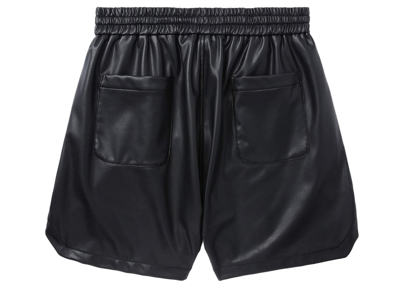 BAPE Black Synthetic Leather Short Black Men's - SS23 - US