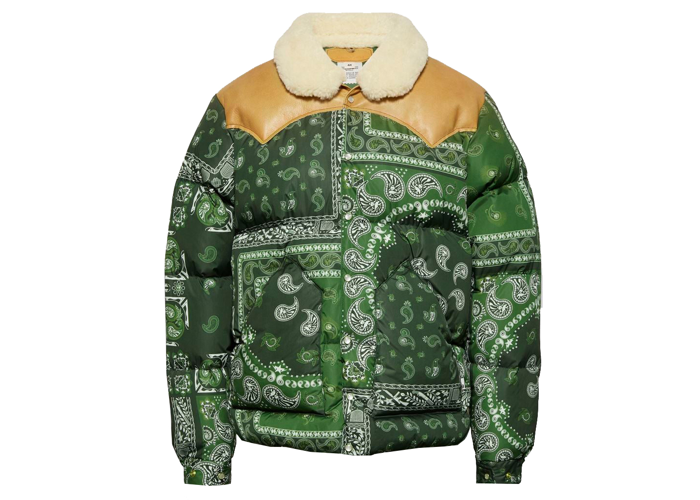 BAPE Black x Rocky Mountain Featherbed Down Jacket Green Men's