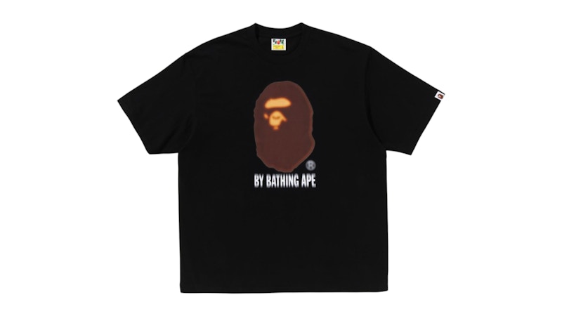 国内配送★A BATHING APE★BLUR BY BATHING APE RELAXED FIT TEE BAPE Blur By Bathing Ape Relaxed Fit Tee Black Men's - US