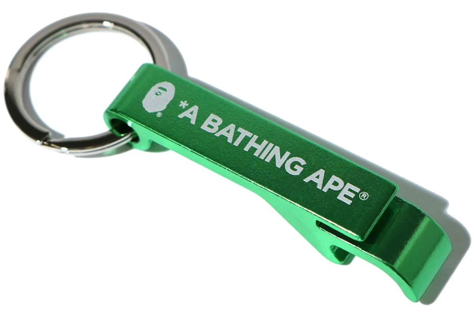 BAPE Bottle Opener Keychain Green