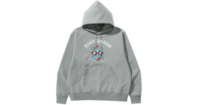 BAPE Busy Shark Relaxed Fit Pullover Hoodie (SS22) Gray