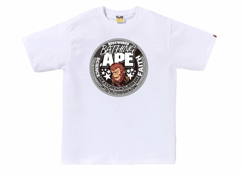 BAPE Busy Works Bathing Ape Tee White Men s FW23 US