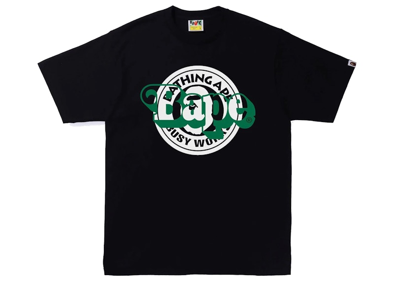 BAPE Busy Works Multi Print Tee Black Men's - SS22 - US