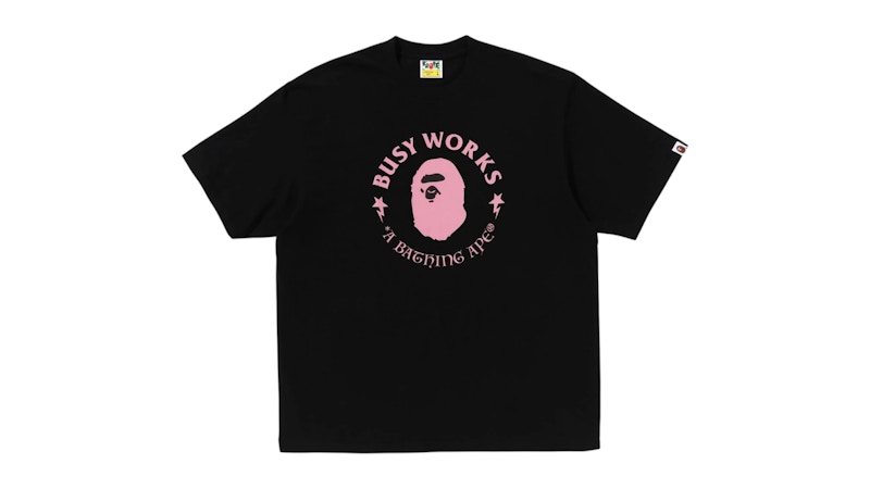 BAPE Busy Works Relaxed Fit Tee Black