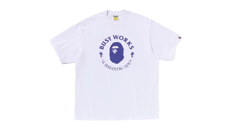 BAPE Busy Works Relaxed Fit Tee White