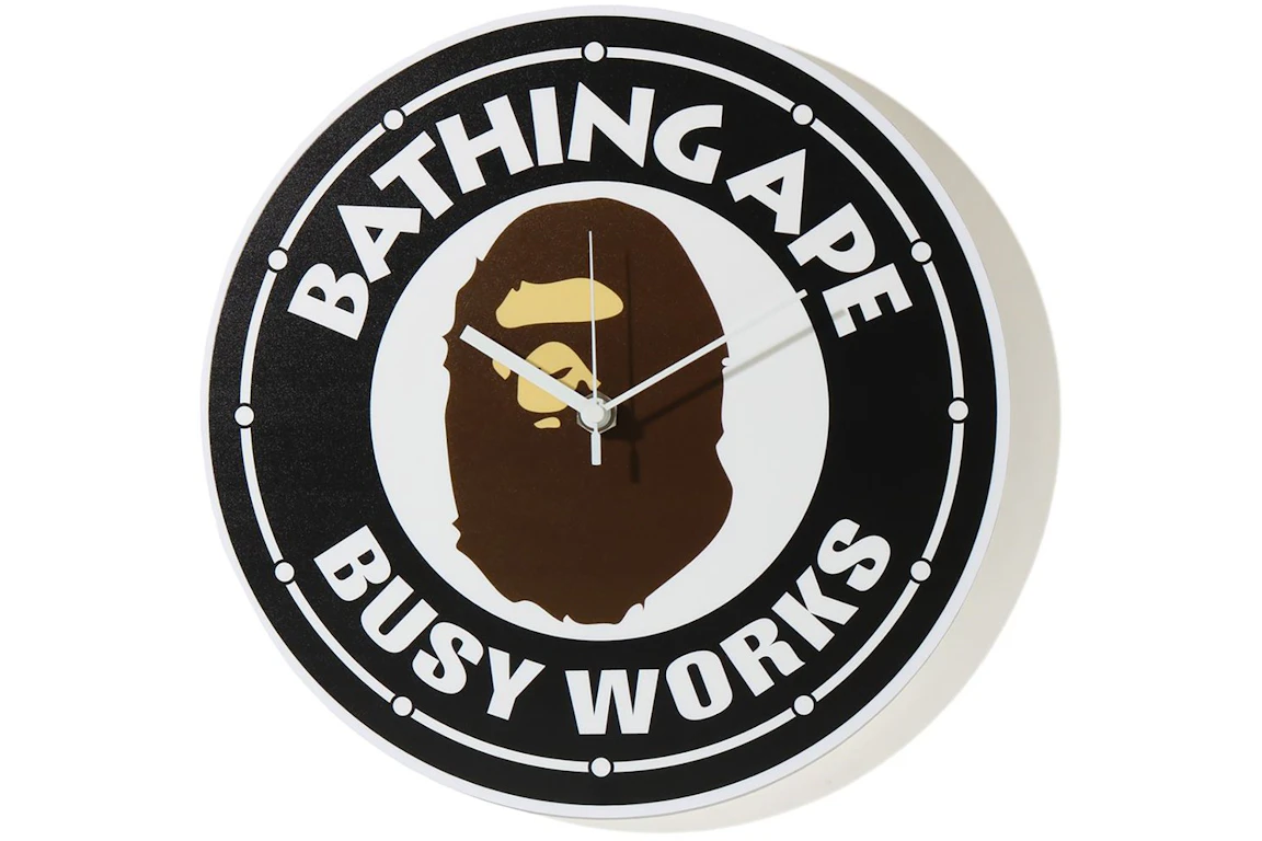BAPE Busy Works Wall Clock (SS21) Black